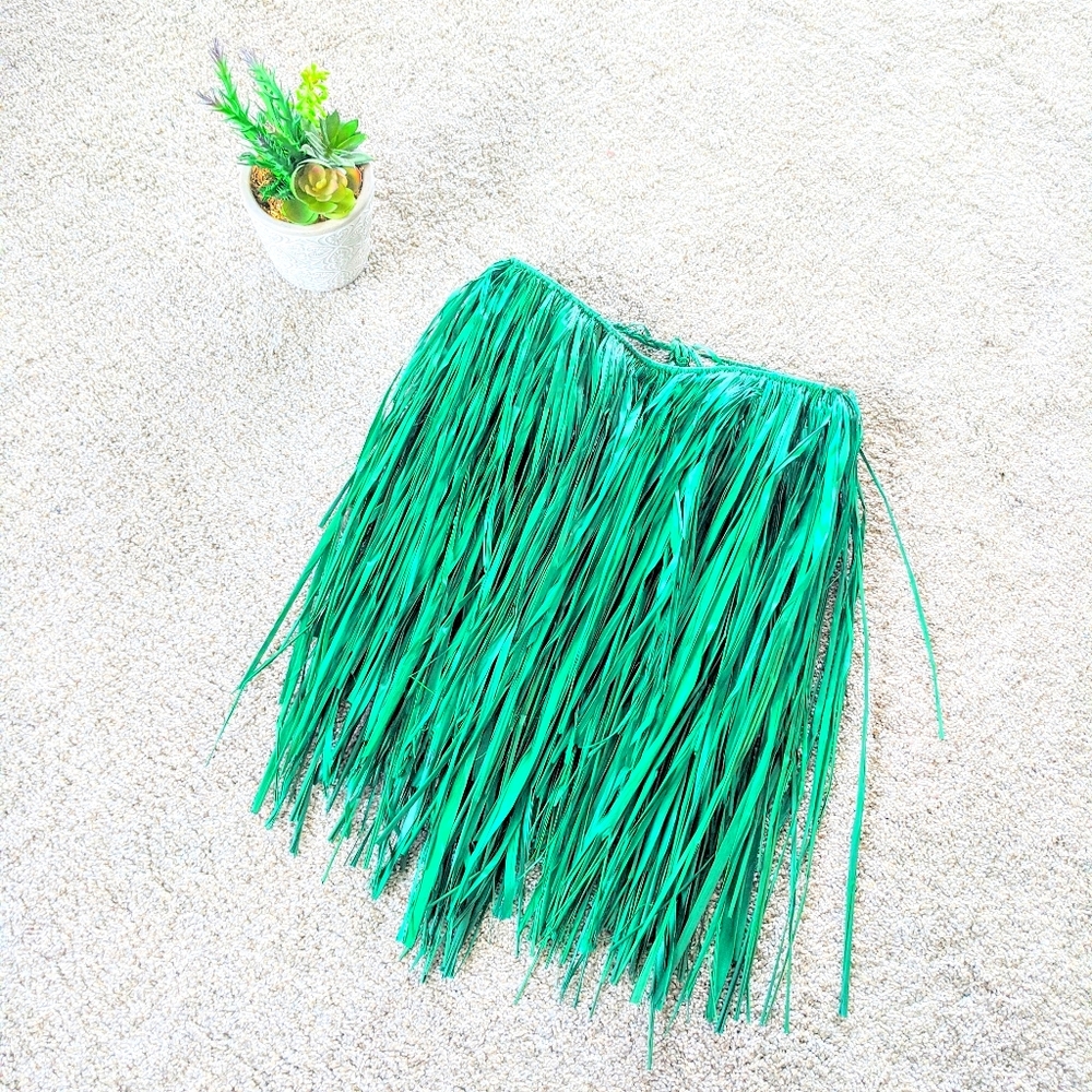 ⭐ Hawaiian Hula Costume Grass Skirt Tie waist⭐